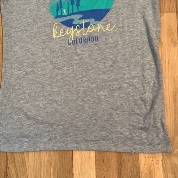 NWT campdavid Graphic Tee Keystone Colorado Hiking Short Sleeve Shirt Women’s M - Picture 5 of 9